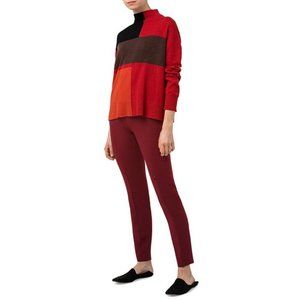 AKRIS Colorblock Cashmere Sweater